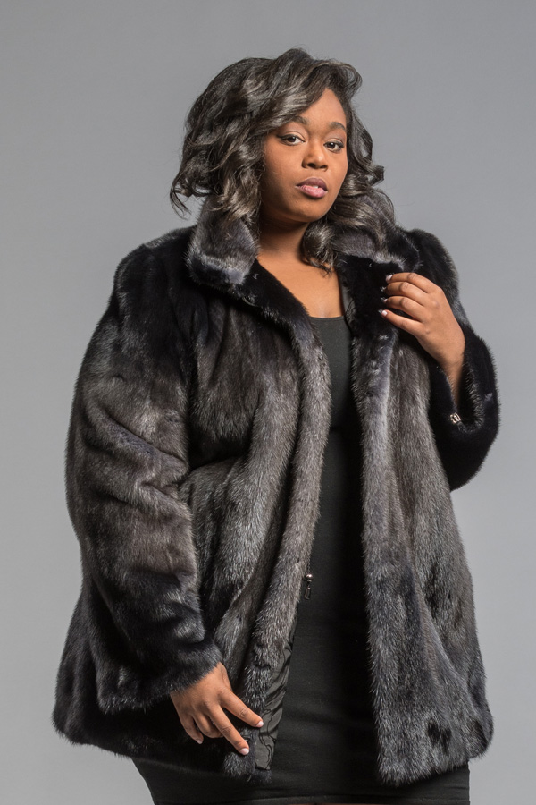 Grey Smoke Jacket Dittrich Furs